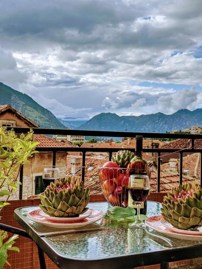 Best View! Rooftop With Garden - Old Town Nr404 Kotor Exteriér fotografie